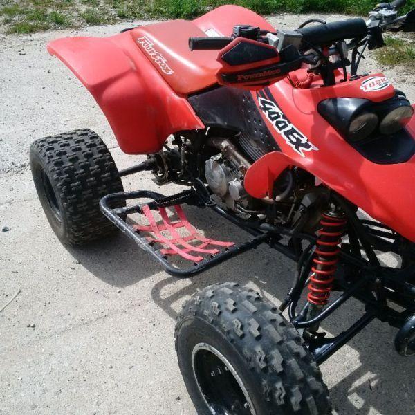 2003 Honda 400 EX. Rock Solid Quad