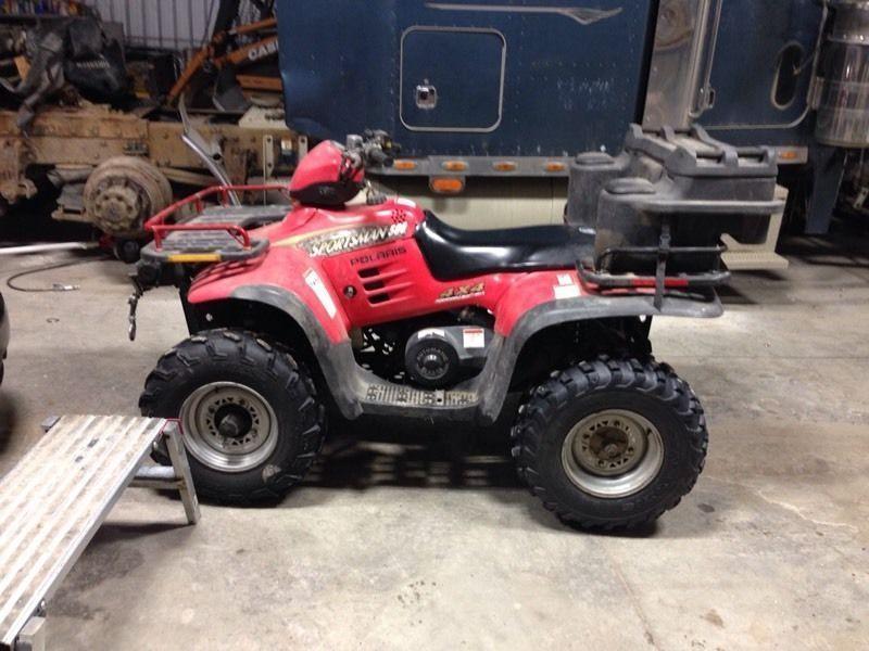 2000 Polaris sportsman with extras and parts quad