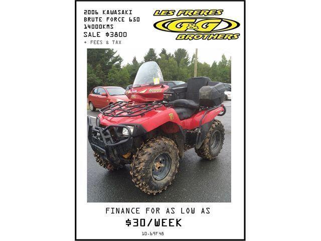 SUPER DEALS ON USED ATV'S ONLY AT G & G BROTHERS LTD