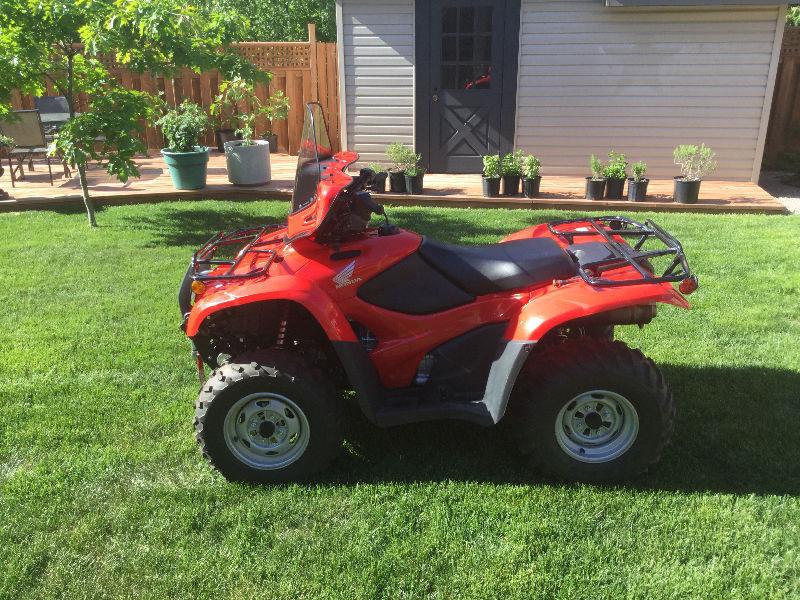 Great Deal 2014 Honda TRX420 with Tracks