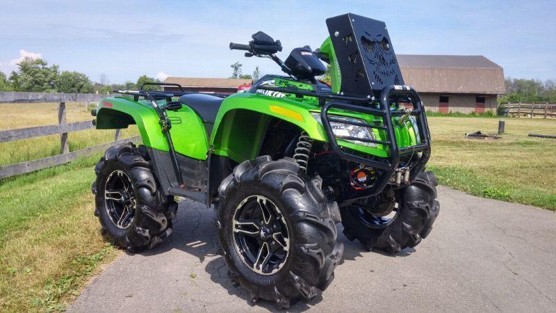 2010 mudpro 700 H1*clean and low km* with mods and plow