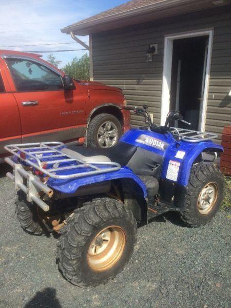 Kodiak 400ES with new winch and battery