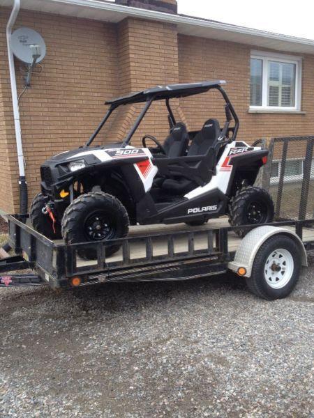 2015 rzr 900 trail and 6.5'x12' trailer