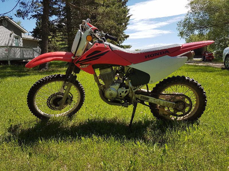 2007 HONDA CRF 150F. NEED IT GONE QUICK