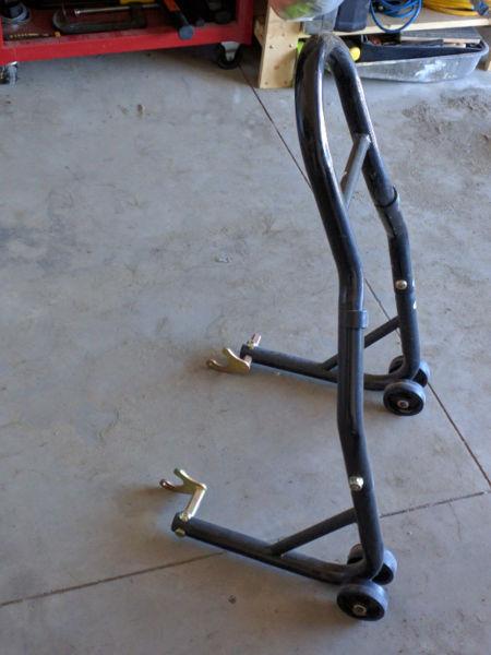 Rear motorcycle stand