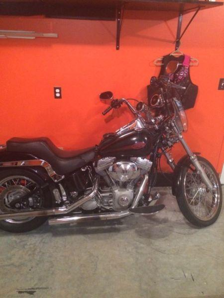 2002 Harley soft tail for sale, would trade for rv