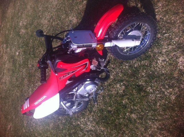 Honda crf 50 used about 3 tanks of gas