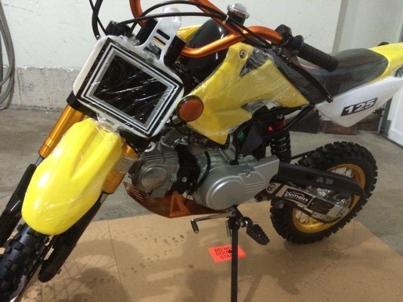 Brand new factory upgraded pit bike 125cc. 2016