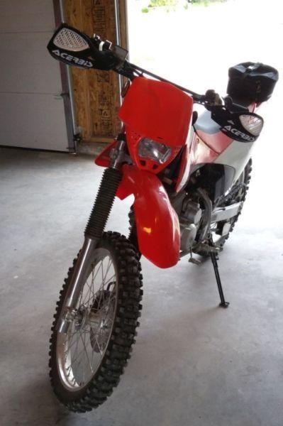 CRF 230f w/light kit - new battery and k&n air filter