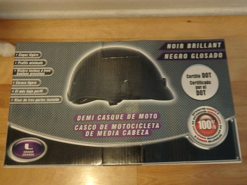 Motorcycle half helmet - New in Box