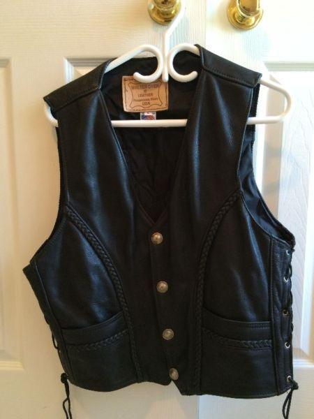 Walter Dyer leather vest - new