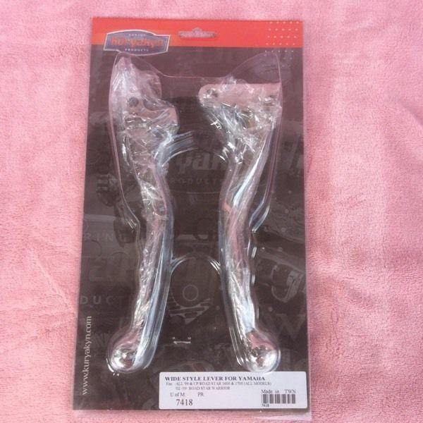 Yamaha Road Star & Warrior clutch and brake levers