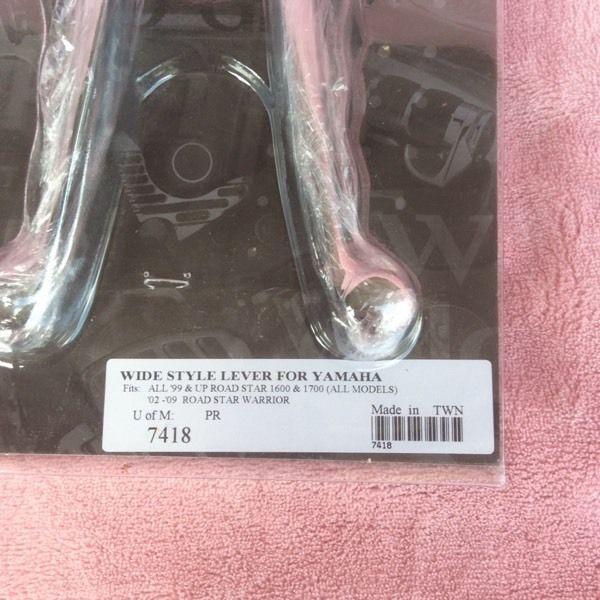 Yamaha Road Star & Warrior clutch and brake levers