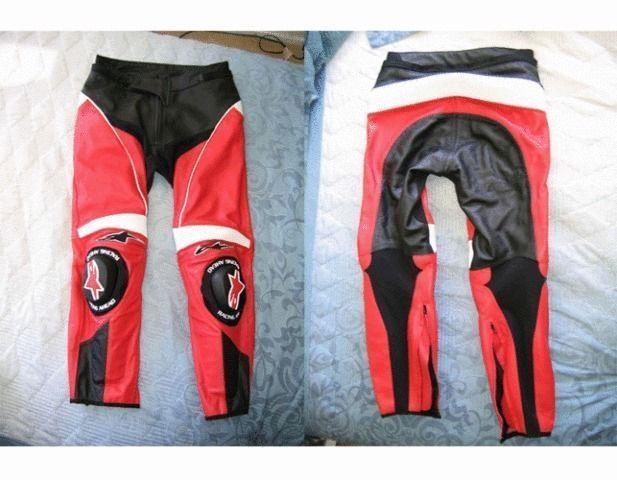 Alpinestars race pants. Leather. Size USA 40. Men's