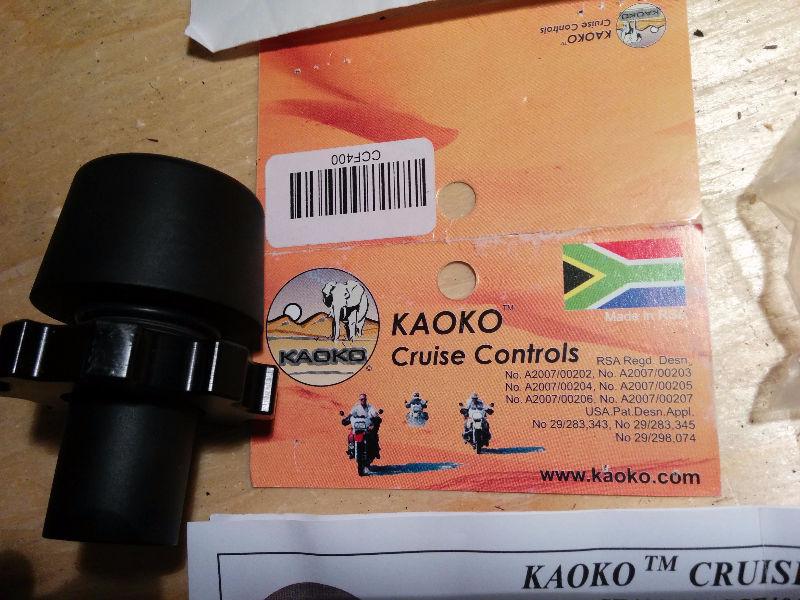 Kaoko Throttle Lock - New in PKG - Never installed
