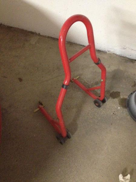 Rear Sport Bike Stand (Red)
