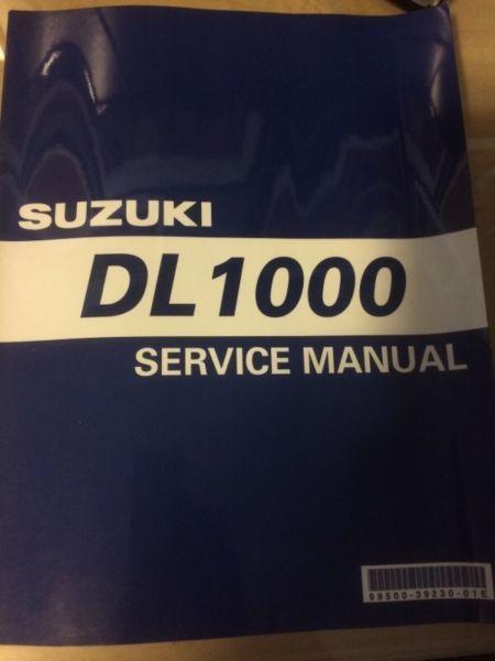 2002 Suzuki VStrom DL1000 Service Manual