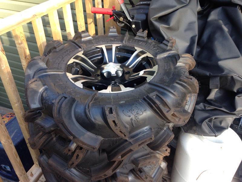 30 inch silverback ATV tires and rims (NEW)