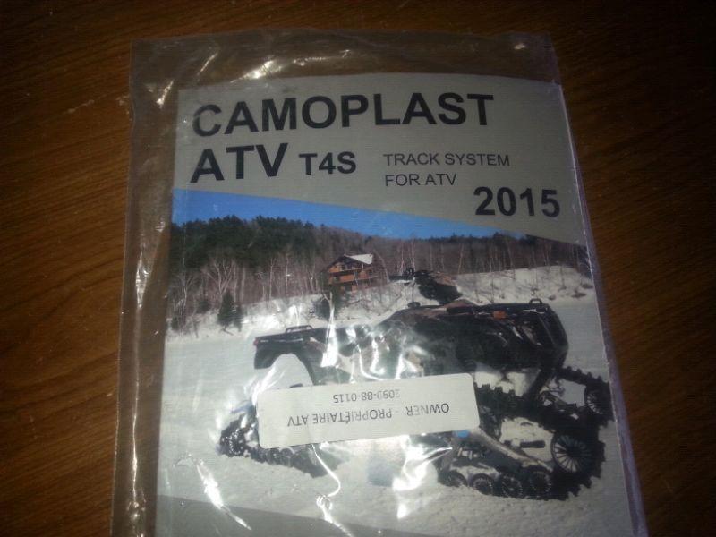 camoplast tatou t4s atv track kit with hardware brand new