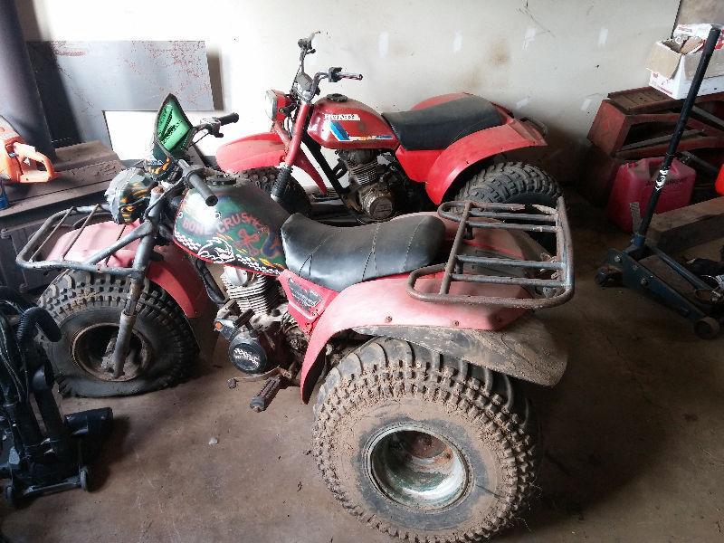 For Sale or Trade (2) Honda 200 ATC`s