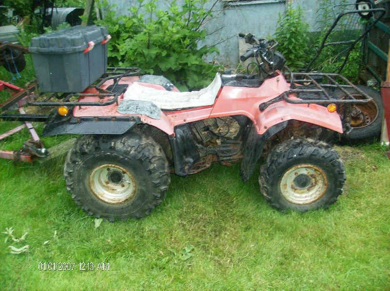 2 300 suzuki quad runners for parts or repair. as is