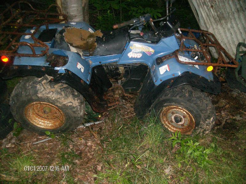 2 300 suzuki quad runners for parts or repair. as is