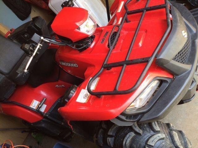 $$REDUCED$$ Like new Suzuki ATV Factory Warranty remaining!!!!