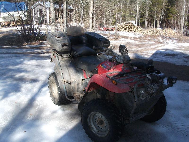 trade 4wheelerand snow mobile and maybe slide in camper
