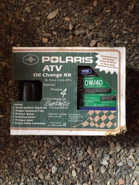 Polaris oil change kit