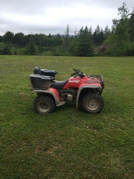 Red Fourtrax MINT CONDITION, NEW COMPLETE REAR END