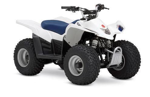 2009 Suzuki QuadSport Z50 White