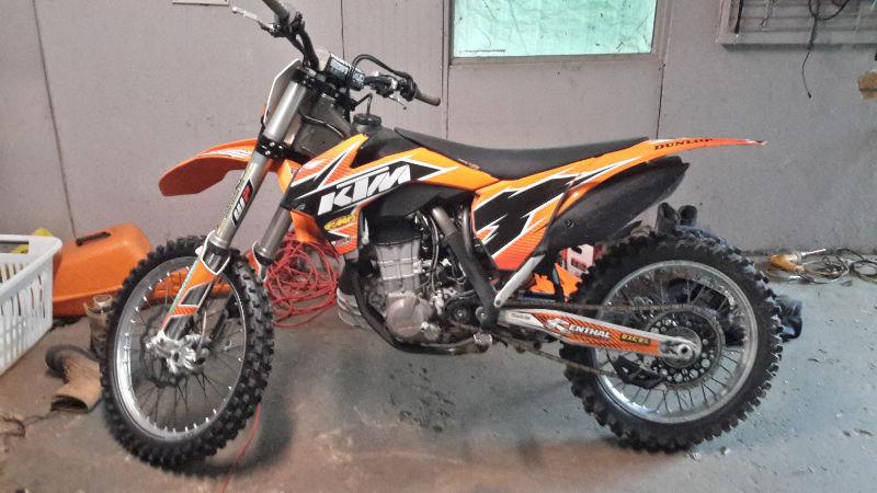 2013 ktm 450 sxf for sale or trade, 104 hours