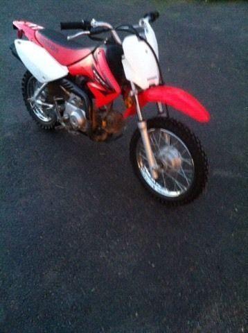 2005 Honda crf 70 with riding gear and papers