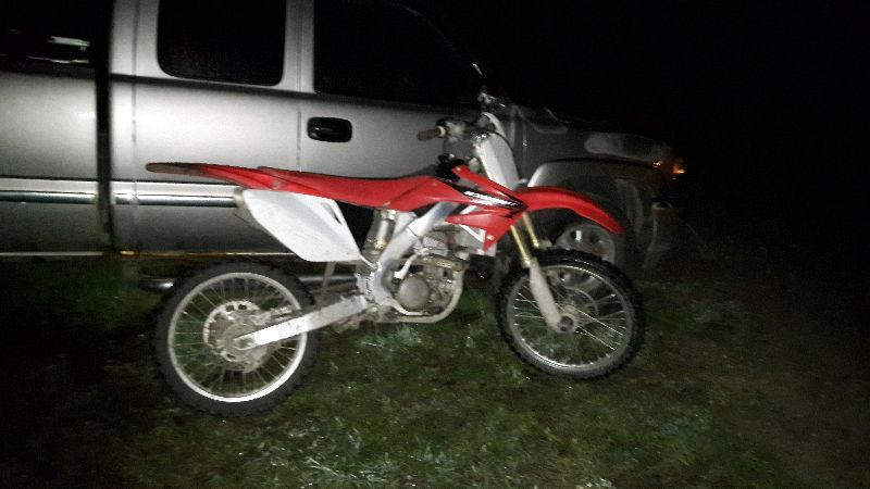 2005 crf 250 rebuilt runs awesome performance exhuast