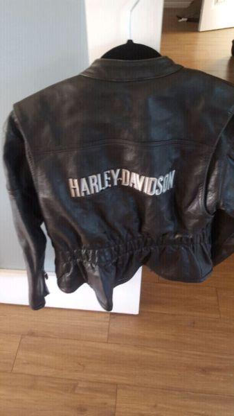Small Womens Harley Leather Jacket