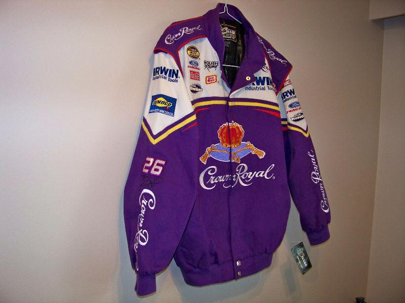 NEW CROWN ROYAL NASCAR JACKET ***NOW FIRST $75 GETS IT***