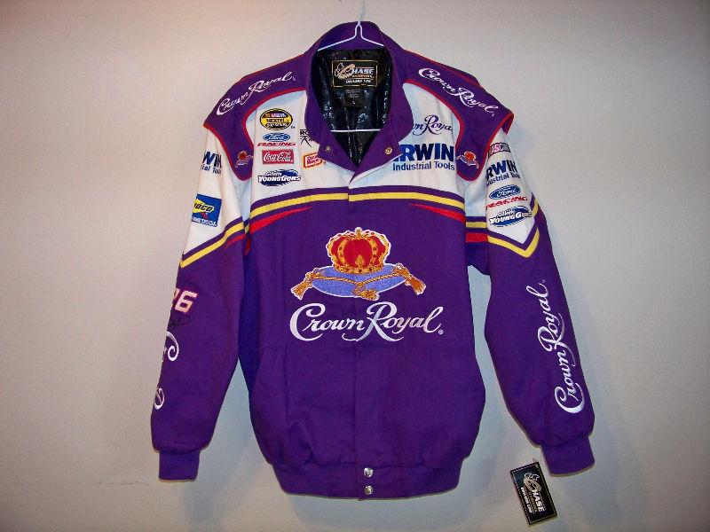 NEW CROWN ROYAL NASCAR JACKET ***NOW FIRST $75 GETS IT***