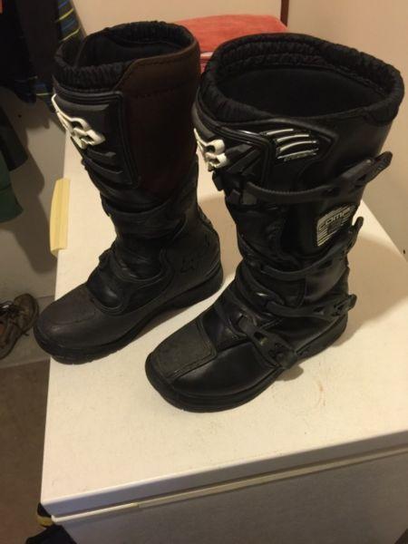 Fox comp3 youth motocross boots