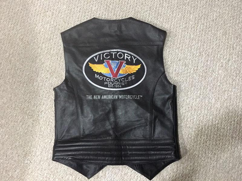 Victory Motorcycle Leather Vest