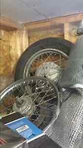 used front and rear rims off a 1980 cb650