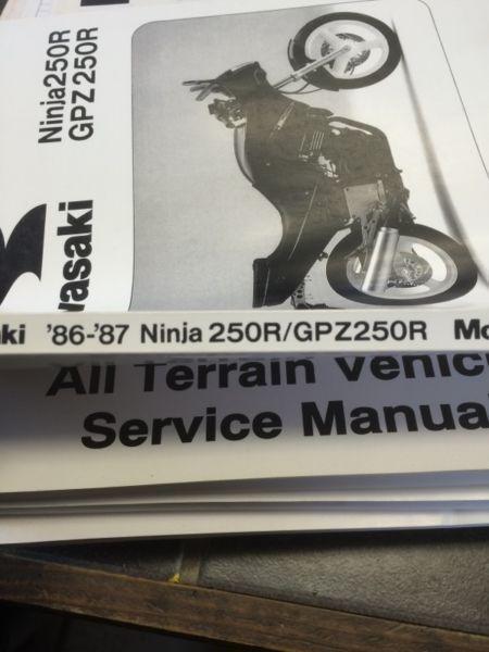 86-87 ninja 250r service manual