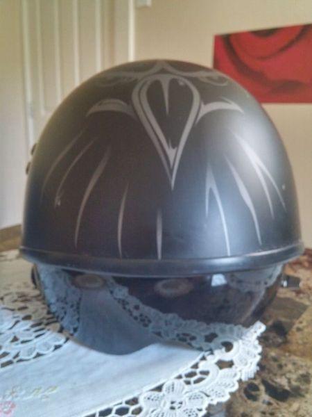 LSR open face helmet -LG, vulcan decals