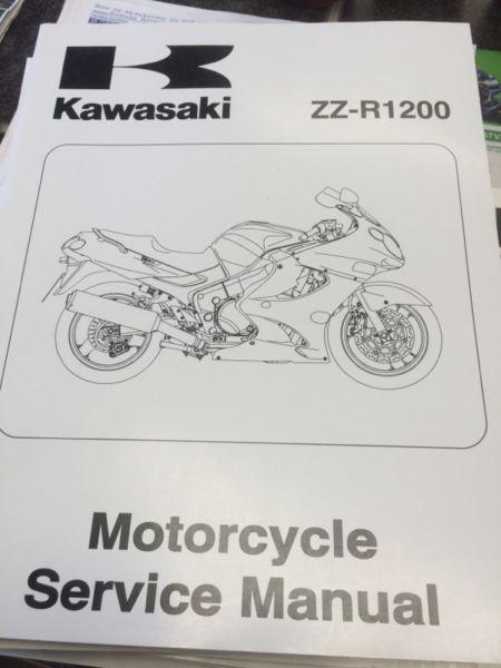 OEM Kawasaki zz-r 1200 service manual