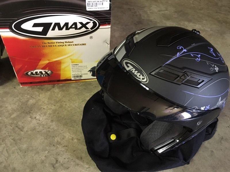G Max helmet worn for only two hours