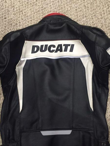 Ducati Dainese Hi-tech urban perforated leather jacket