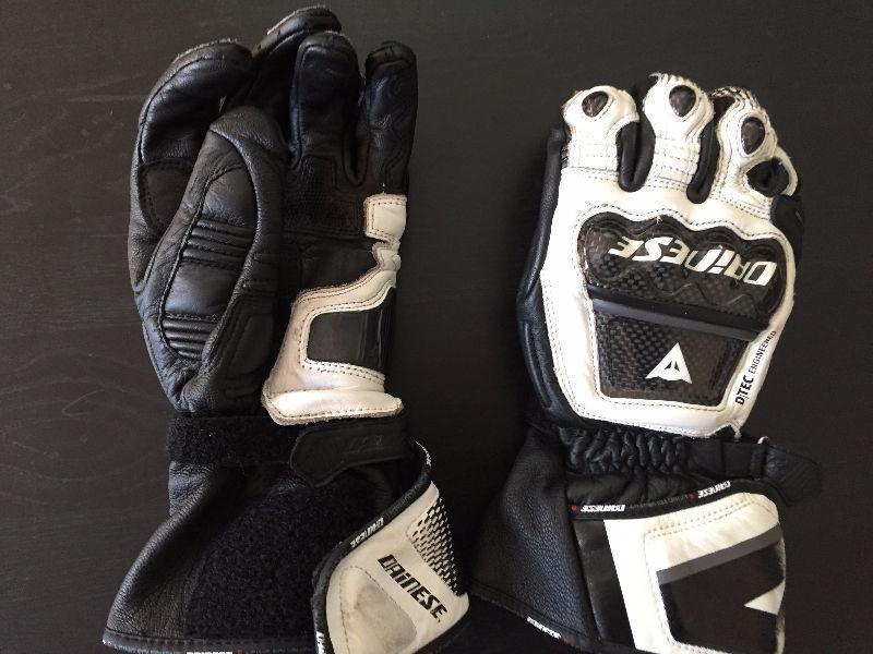 Dianese Glove and Alpinestar boots for sale