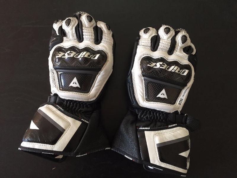Dianese Glove and Alpinestar boots for sale