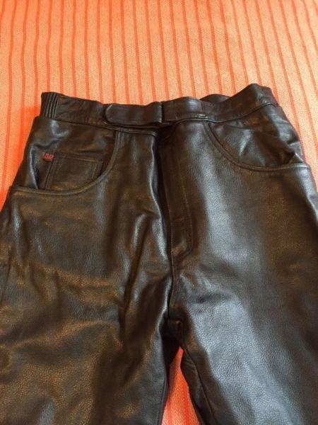Men's motorcycle leather pants