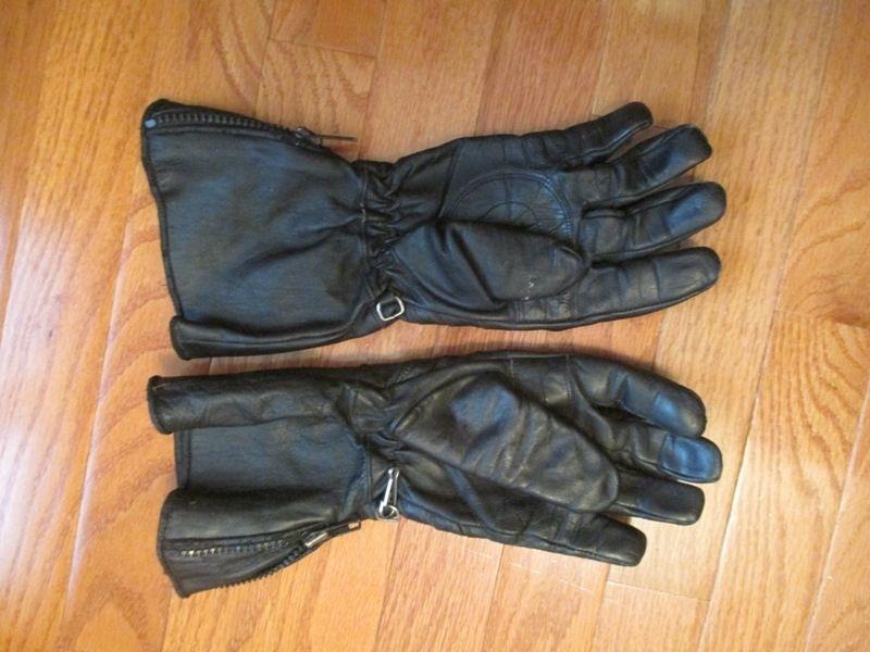 LEATHER MOTORCYCLE GLOVES