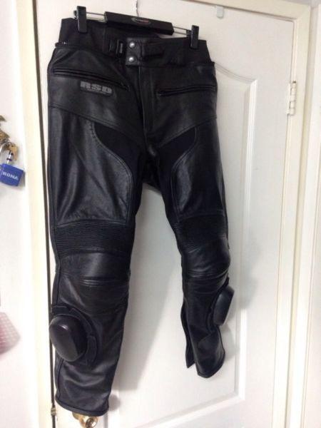 Motorcycle leather pants (new)